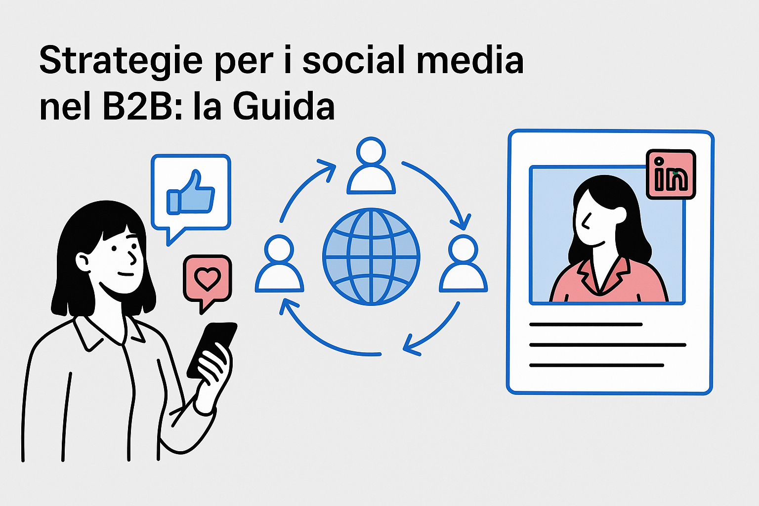 la guida per la strategia social media nel b2b